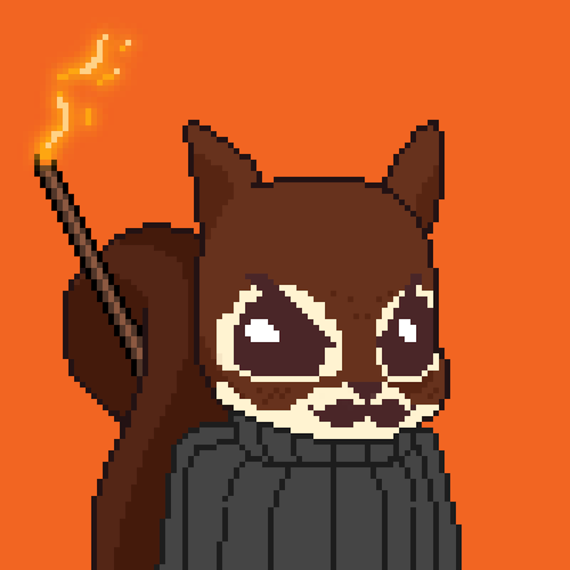 Pixel Squirrels #242